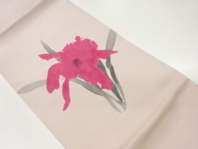 JAPANESE NAGOYA OBI / SHIOZE / FLOWER